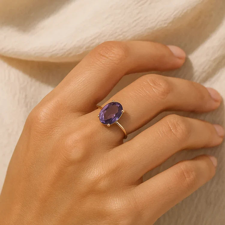 AMETHYST RING - The STRESS KILLER CRYSTAL - Image 2