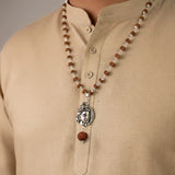 Shiv Rudraksha Mala with Adiyogi Shiv Pendant