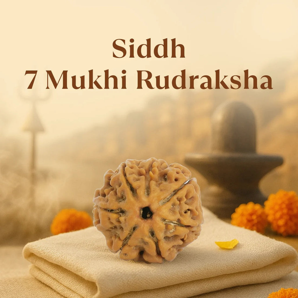 Kashi Siddh Nepal Origin 7 Mukhi Rudraksha - Image 1