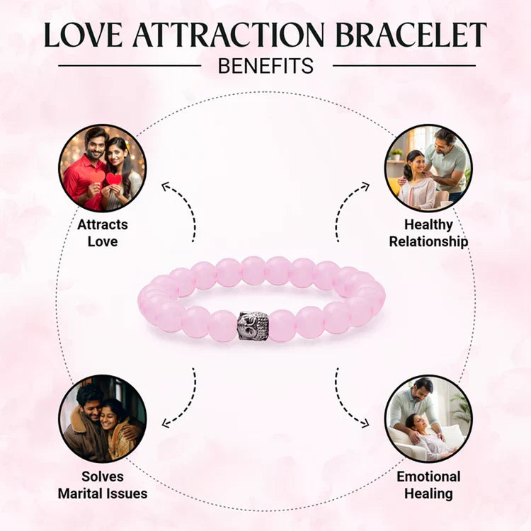 Love Attraction Bracelet (Original Rose Quartz) - Image 2