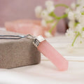 Love Attraction Rose Quartz Pencil Pendant - Image 1
