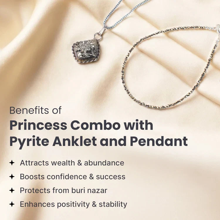Princess Combo with Pyrite Anklet and Pendant - Image 2