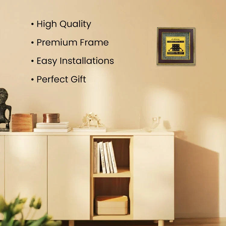 Shree Yantra on Raw Pyrite Frame - Image 4