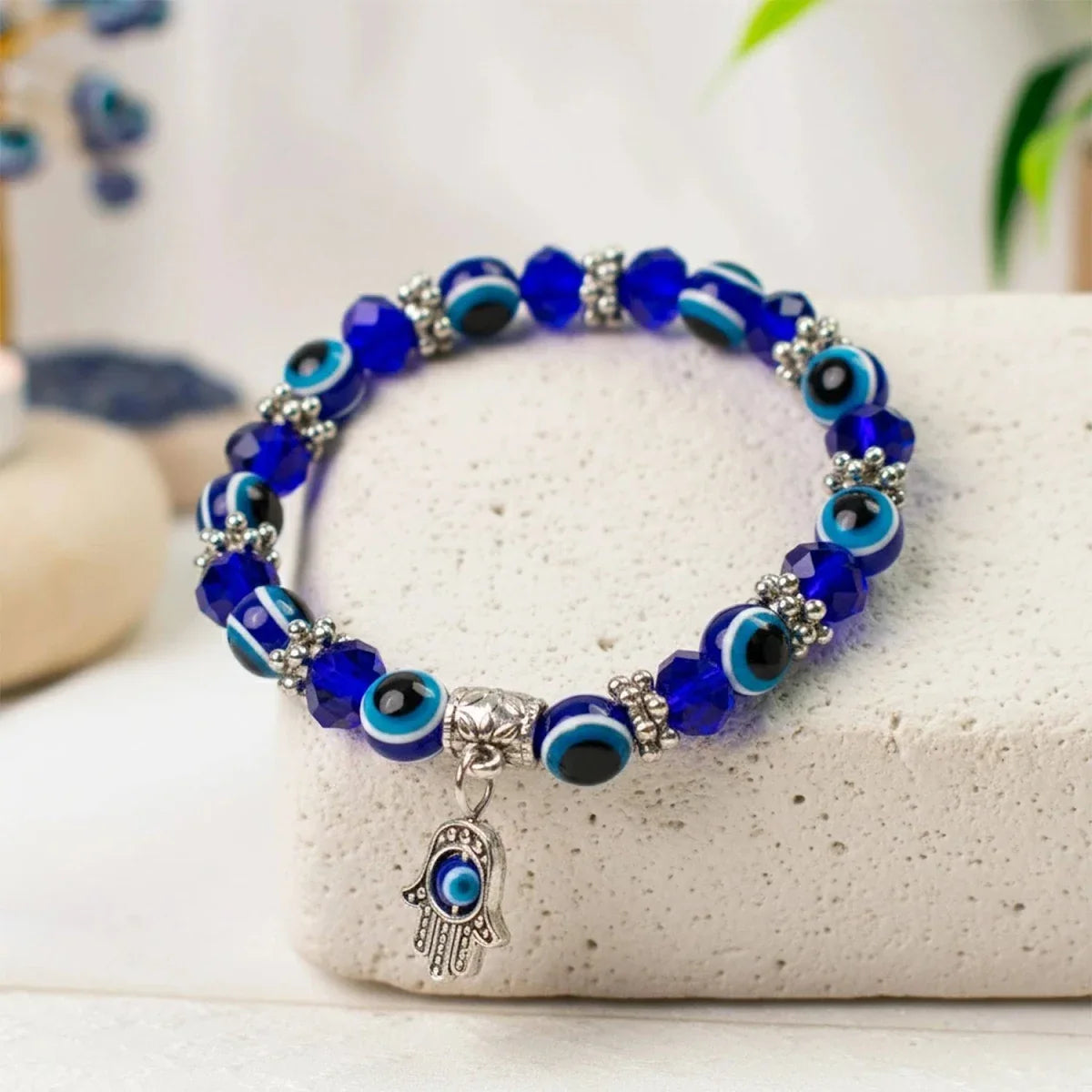 Buy Evil Eye Hamsa Hand Bracelet for Men Shields from Evil Eye - Image 1