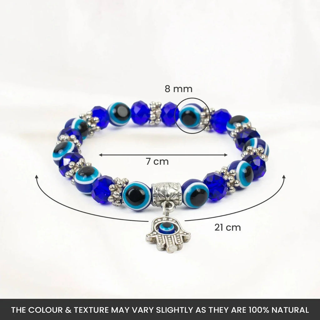 Buy Evil Eye Hamsa Hand Bracelet for Men Shields from Evil Eye - Image 3