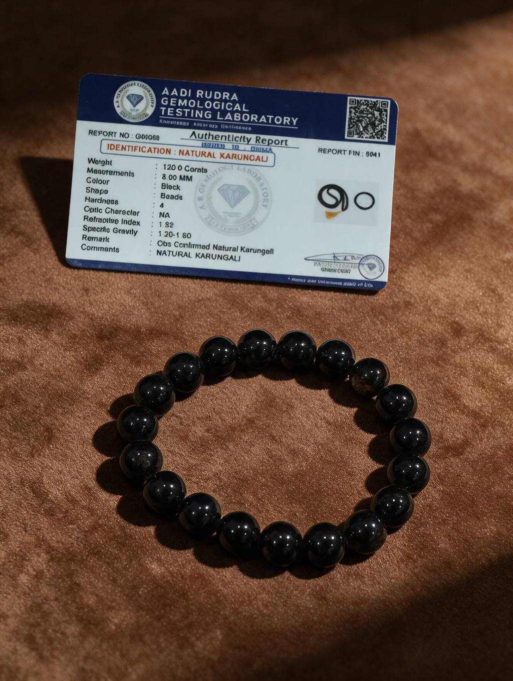 Natural Karungali Bracelet (Certified)