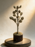 Raw Pyrite Tree with Wooden Base