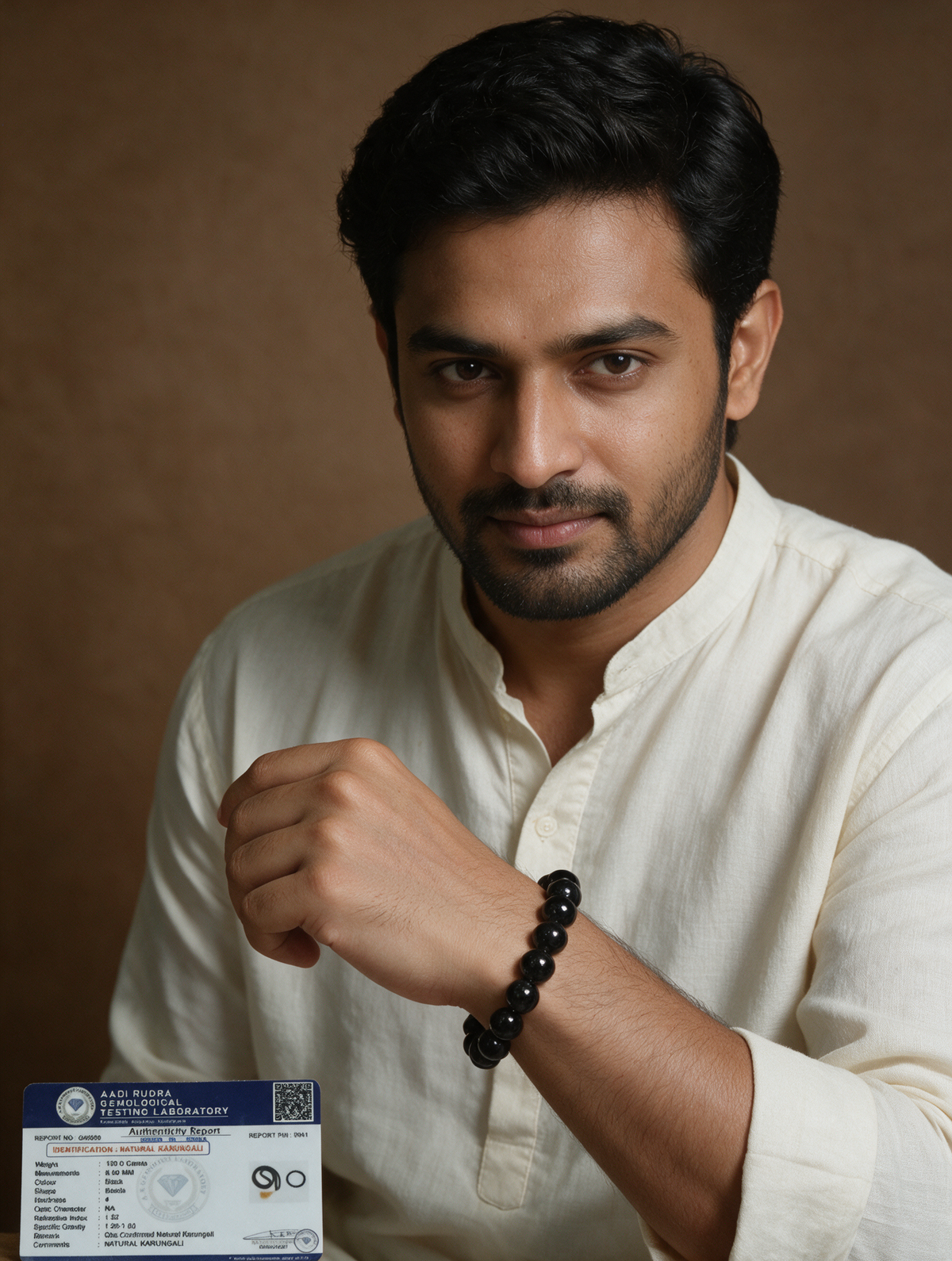 Natural Karungali Bracelet (Certified)