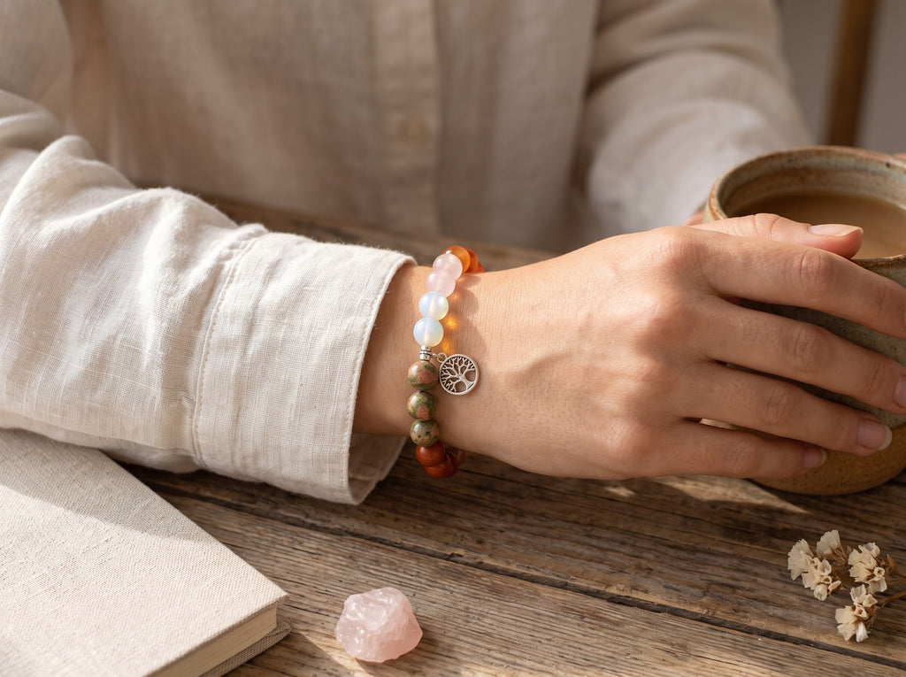 Pregnancy Bracelet – Natural Gemstone Bracelet for Mom-to-Be