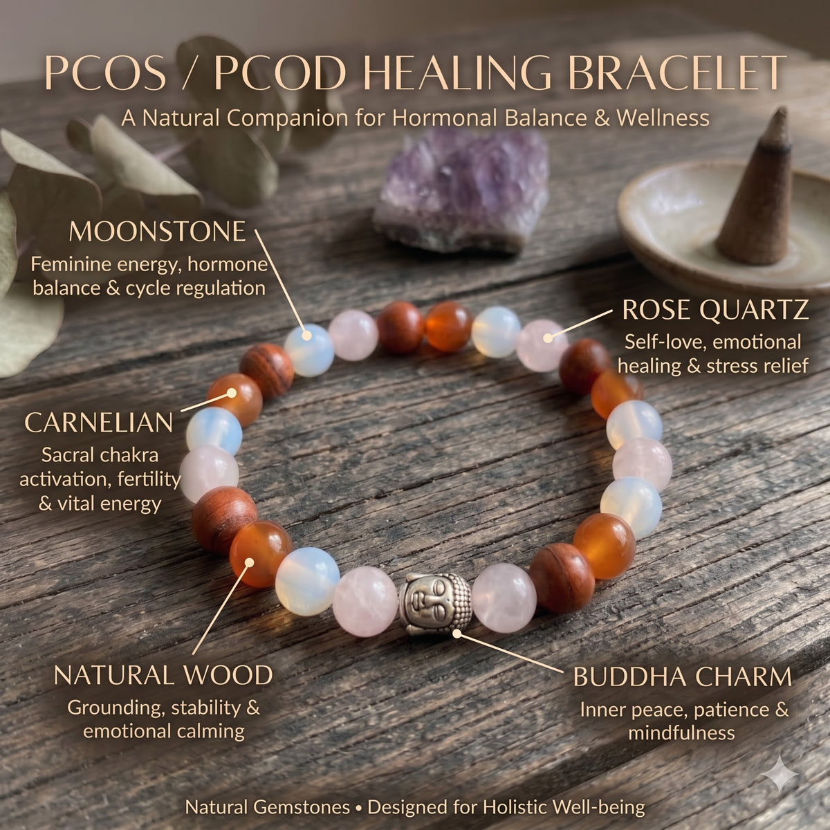 PCOD/PCOS healing Bracelet