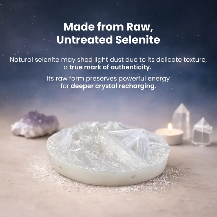 Cancer Zodiac Metal Bracelet with Free Raw Selenite Plate